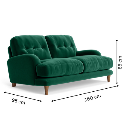 Sugar Sofa - 2 Seater - Forest Green