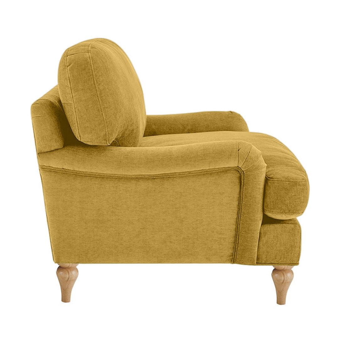 Lemon - Loveseat Sofa - Mustard