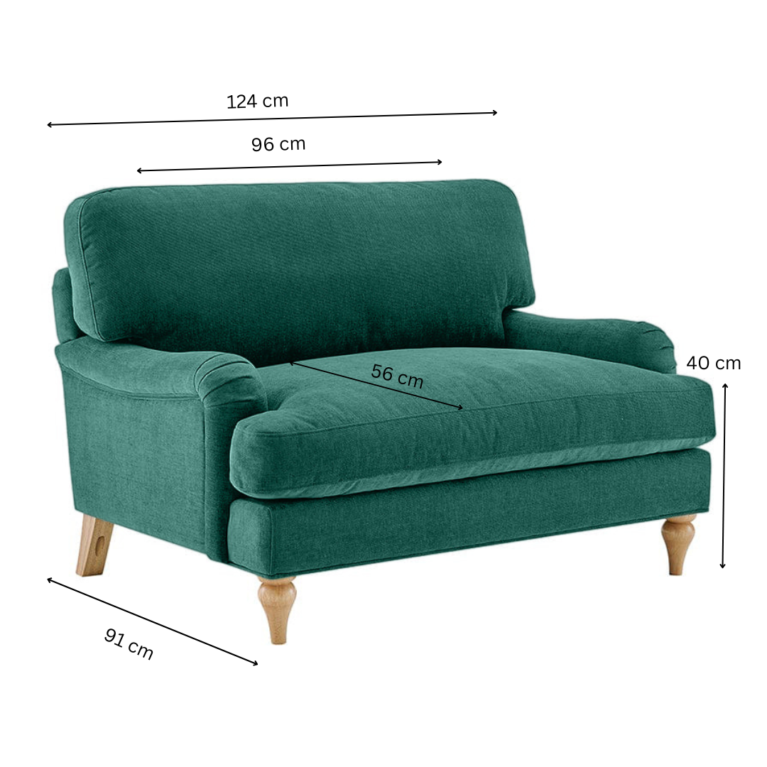 Lemon - Loveseat Sofa - Green