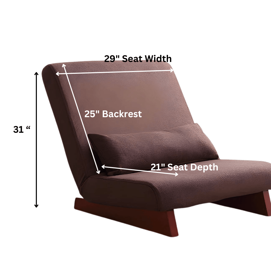 Borneo - Floor Sofa and Lounger (Brown) - CosyLabs