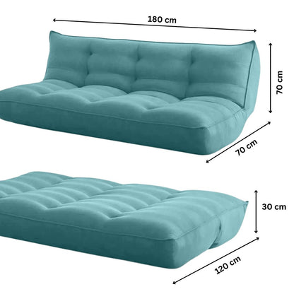 The Rosetta | Sofa Bed (Aqua)