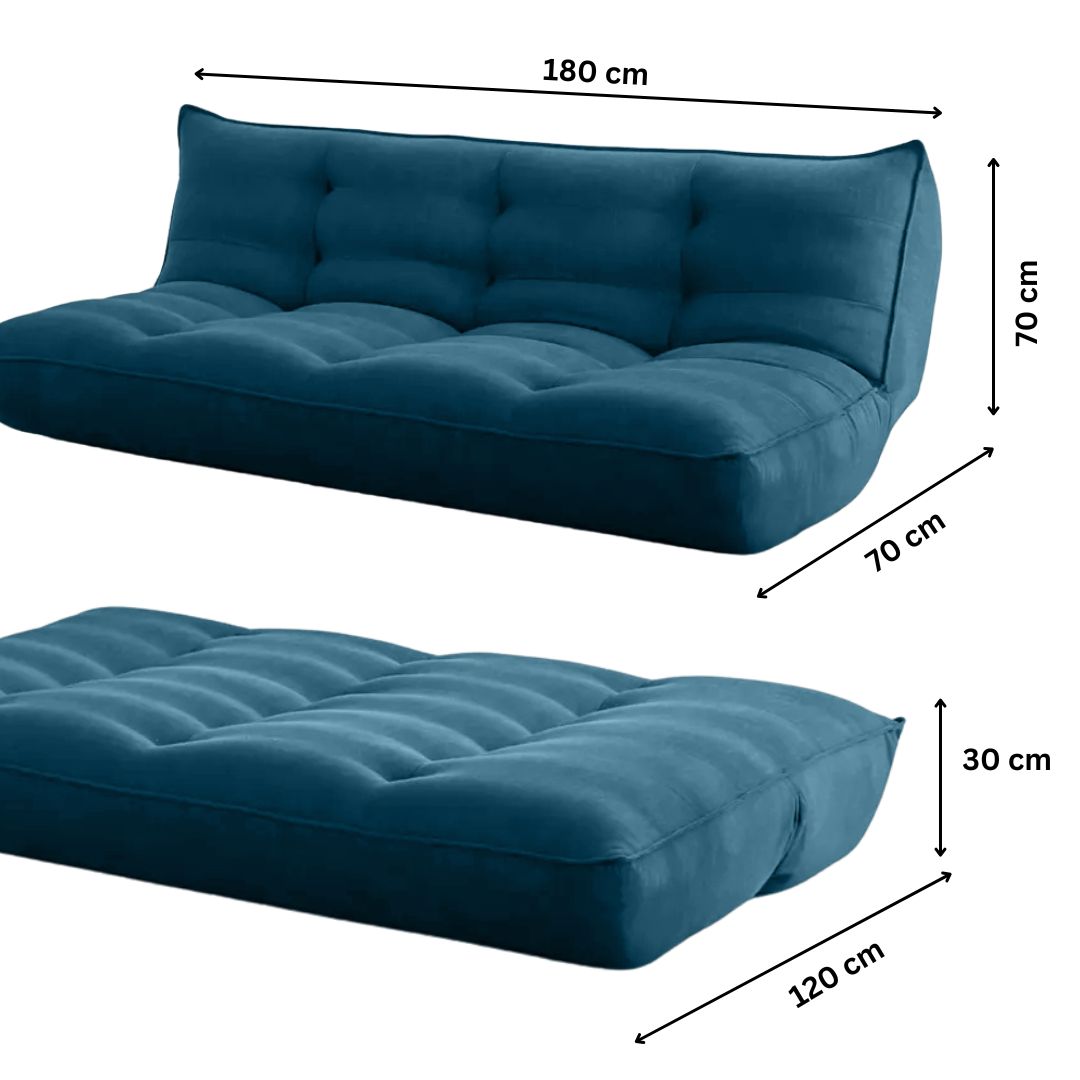 The Rosetta | Sofa Bed (Blue)