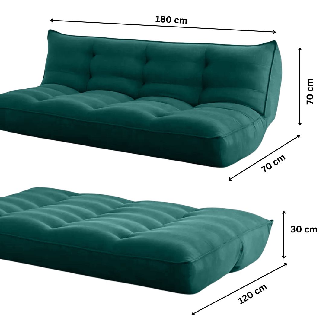 The Rosetta | Sofa Bed (Green)