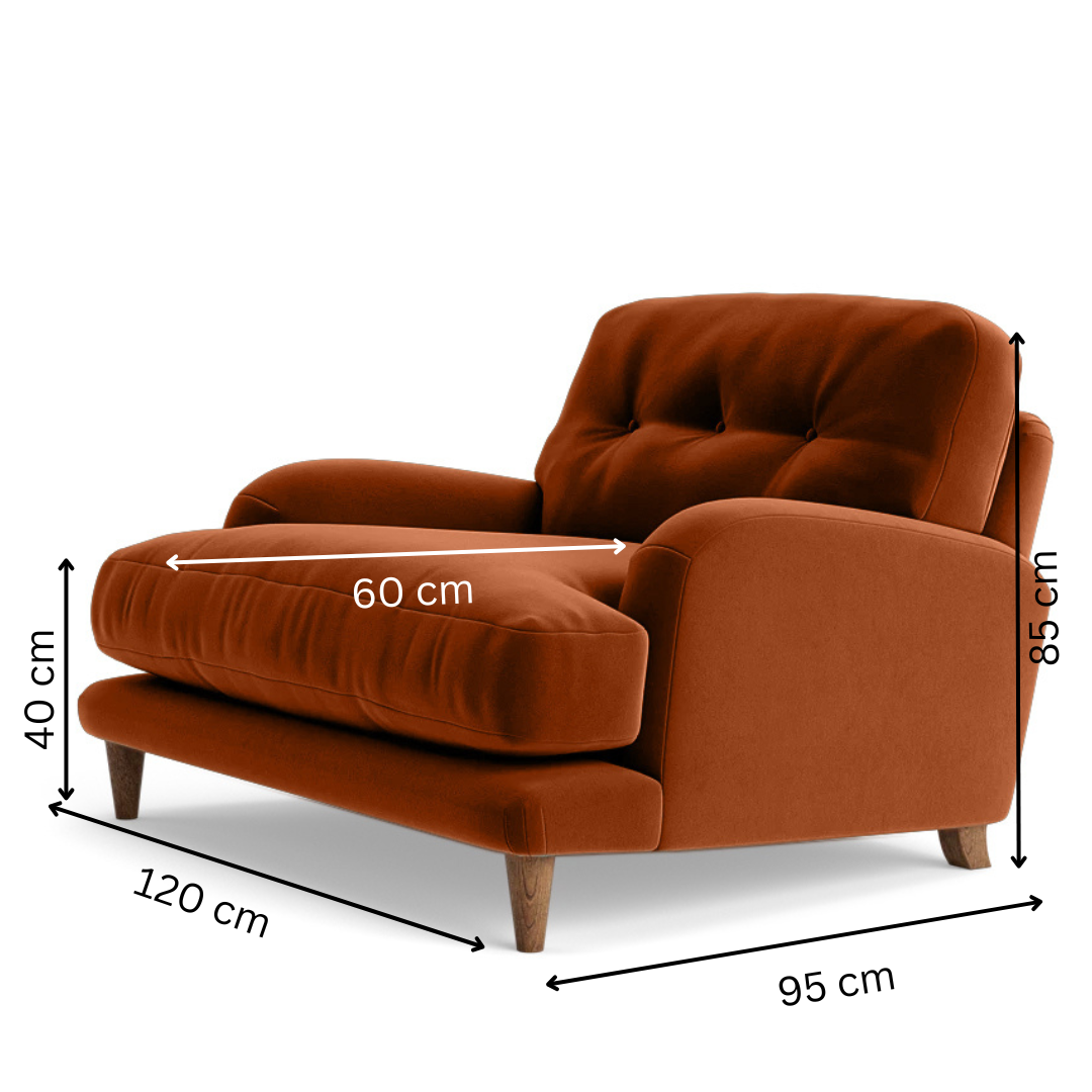 Sugar Sofa - Loveseat - Copper