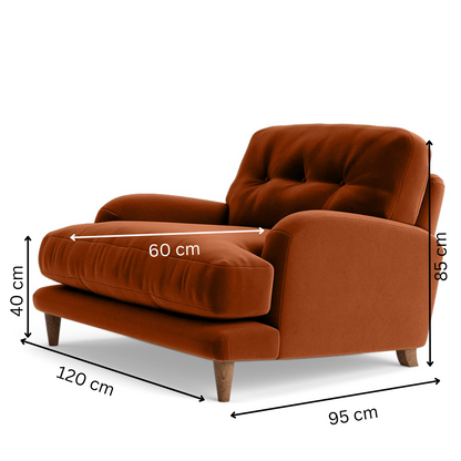 Sugar Sofa - Loveseat - Copper