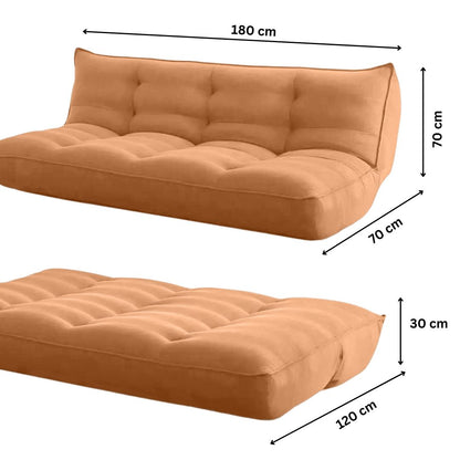 The Rosetta | Sofa Bed (Light Orange)