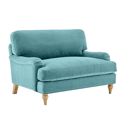 Lemon - Loveseat Sofa - Aqua