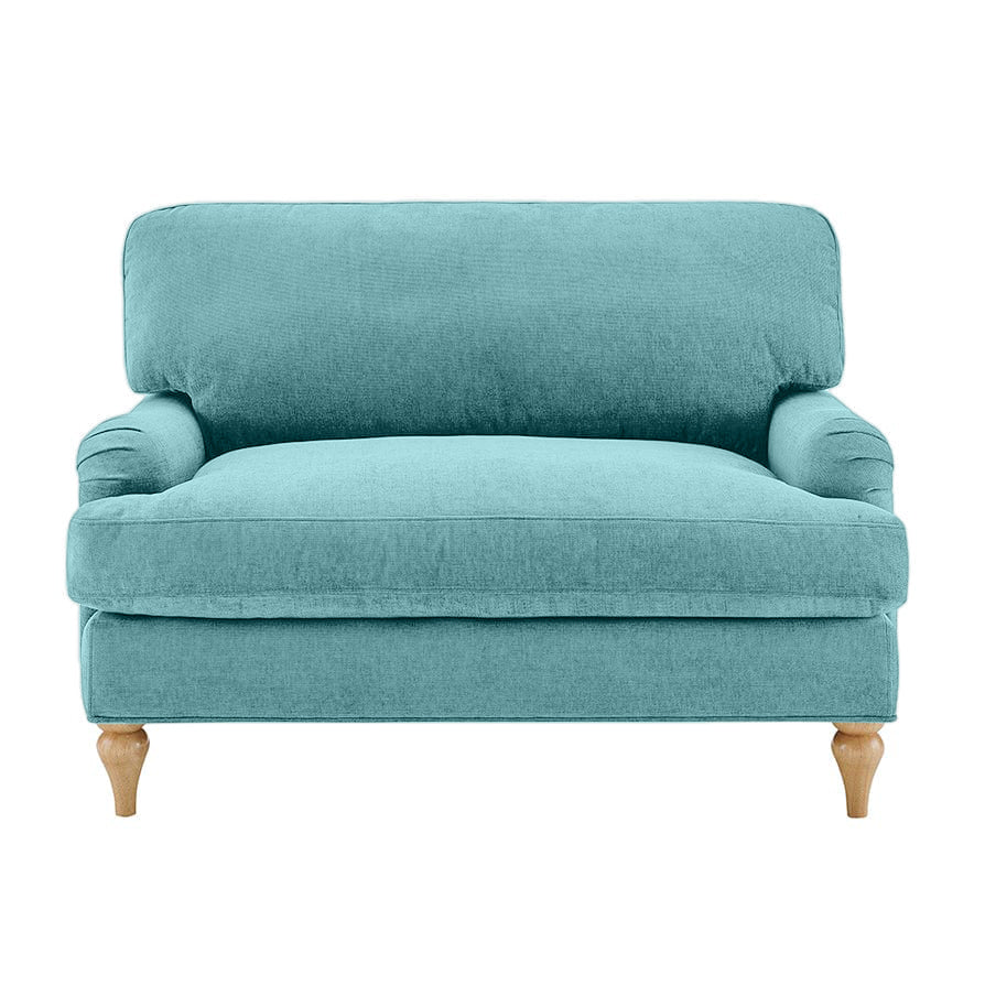 Lemon - Loveseat Sofa - Aqua