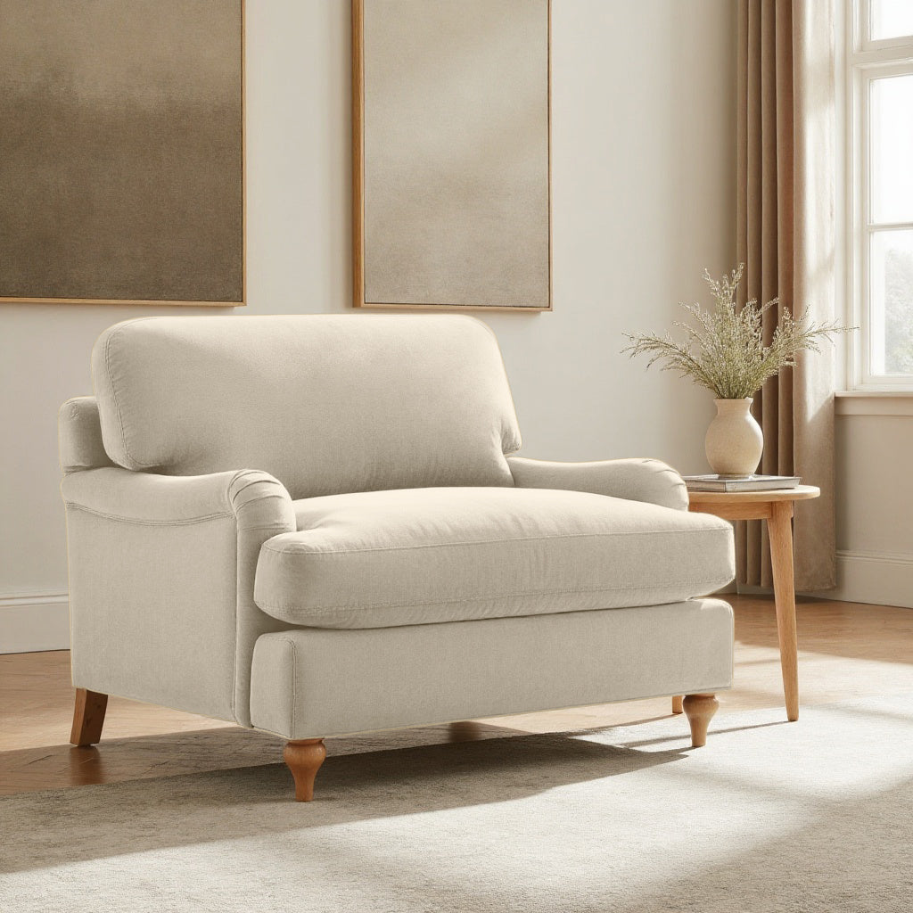 Lemon - Loveseat Sofa - Beige