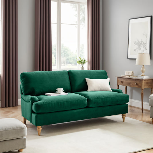 Lemon Sofa - 2 Seater - Forest Green