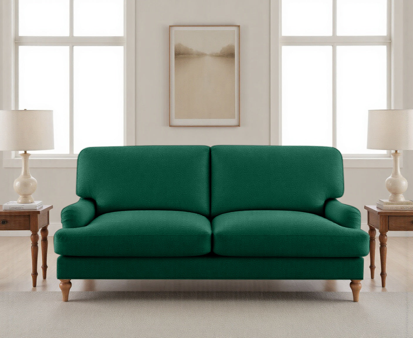 Lemon Sofa - 2 Seater - Forest Green