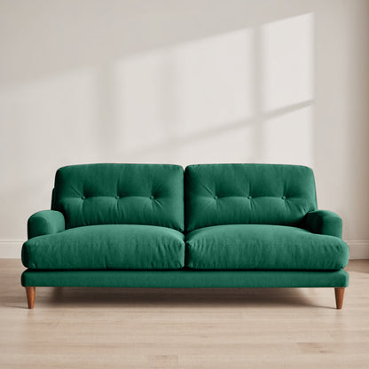 Sugar Sofa - 3 Seater - Forest Green