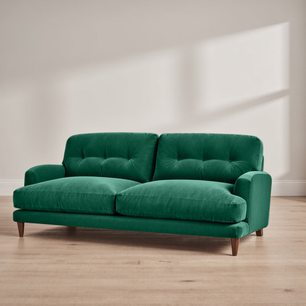 Sugar Sofa - 3 Seater - Forest Green